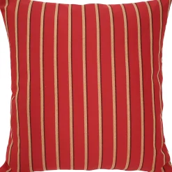 Sunbrella Harwood Crimson Outdoor Pillow 20x20