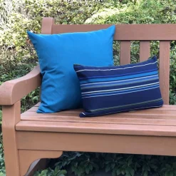 Sunbrella Stanton Lagoon 12x19 Outdoor Pillow