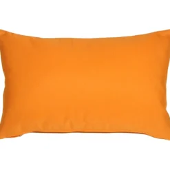 Sunbrella Tangerine Orange 12x19 Outdoor Pillow