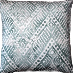 Tangga Blue Throw Pillow 20X20