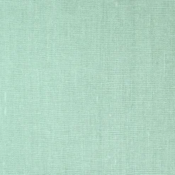 Tuscany Linen Aqua Green Throw Pillow 17x17