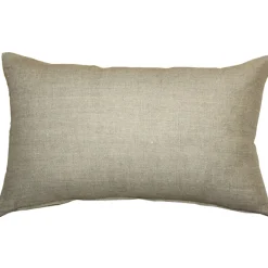 Tuscany Linen Natural Throw Pillow 12x19