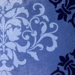 Velvet Damask Purple Throw Pillow 11x18