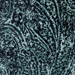 Visconti Teal Blue Chenille Throw Pillow 12x20