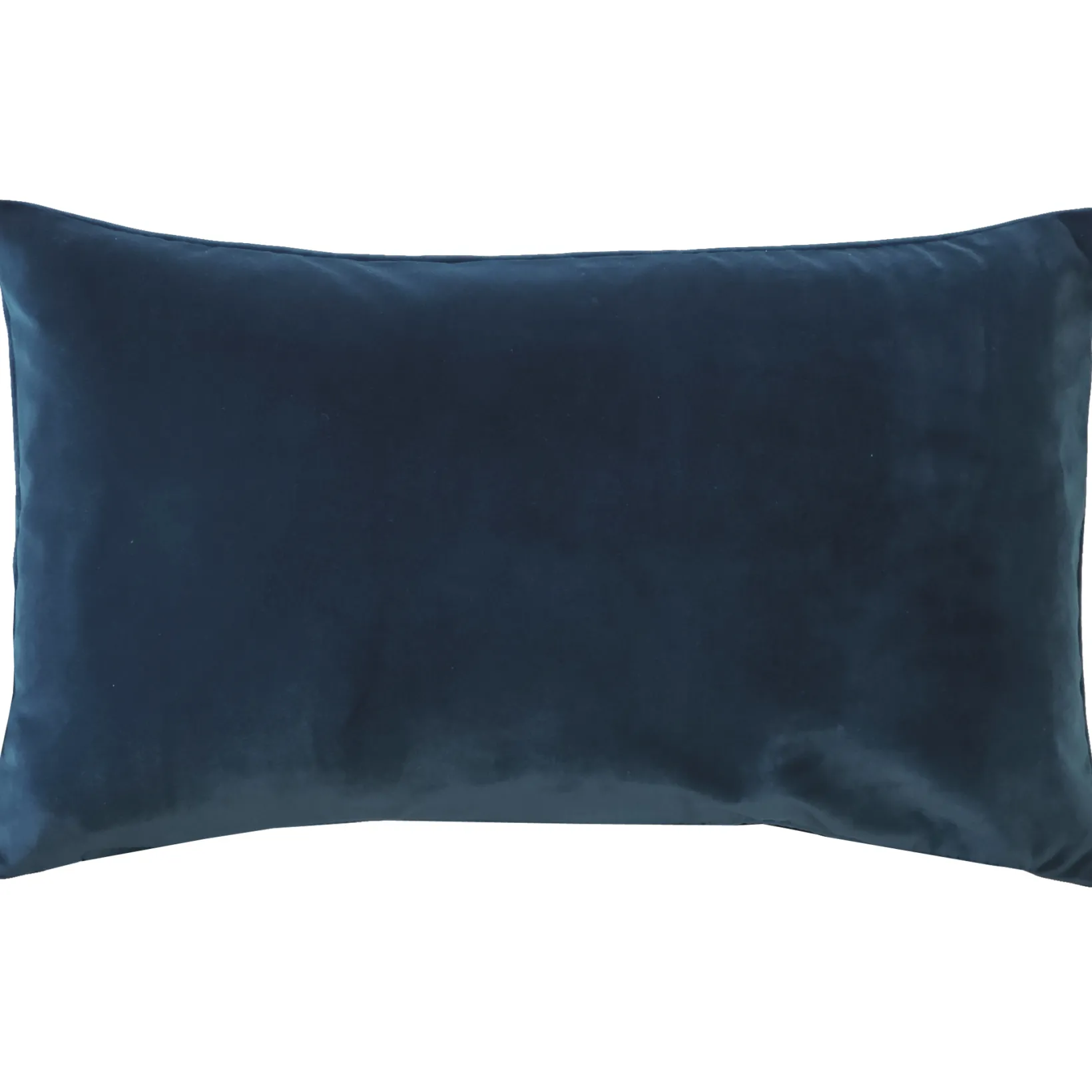 Visconti Teal Blue Chenille Throw Pillow 12x20