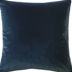 Visconti Teal Blue Chenille Throw Pillow 17x17