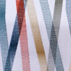 Wandering Lines Ocean Coast Throw Pillow 14x24
