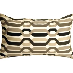Waverly New Twist Caviar 12x20 Outdoor Pillow