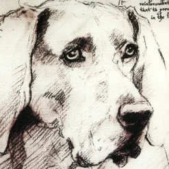 Weimaraner 17x17 Dog Pillow