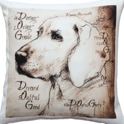 What Makes a Dog Throw Pillow 17x17