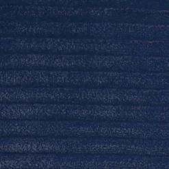 Wide Wale Corduroy 12x20 Dark Blue Throw Pillow