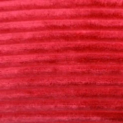 Wide Wale Corduroy 12x20 Red Throw Pillow